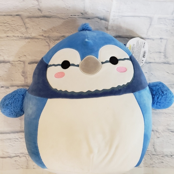 Squishmallow Babs the Blue Jay Bird 12" - Picture 1 of 3